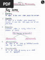 Introduction - Micro Economics - Handwritten Notes - (Aarambh 2.0 2024)