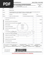 Indian Income Tax Return Acknowledgement: Acknowledgement Number:611395890220723 Date of Filing: 22-Jul-2023