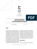 2018 - Avaliação Da Aprendizagem Do Castigo Ao Diagnsóstico Pelo Professor