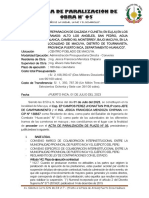 Acta de Paralización de Plazo 03 - Puerto Inca - Supervisión