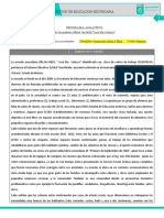 Programa Analítico 1° Etica, Naturaleza y Sociedad