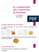 002-4°b-Matemáticas-Teórico-Unidad 2-Orden, Comparación Adición y Sustracción de Fracciones