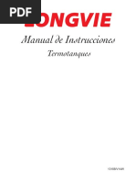 Longvie Manual Instruccions Termotanque - Longvie