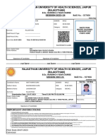 Nursing-2023 Admit Card