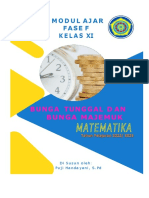 Modul Ajar Matematika - Bunga Tunggal Dan Bunga Majemuk - Fase F