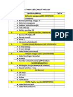 LIST PERLENGKAPAN HAFLAH Salinan