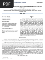 Study and Analysis of Storage Tank Hazards and Its Mitigation Measures Using Bowtie Diagram