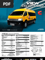 Foton Ficha Tecnica Vans View Cs2 Extended 2022