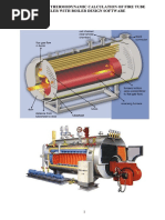 Example of Thermodynamic Calculation of Fire Tube Boiler With Boiler ...