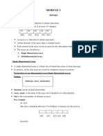 Arrays and Functions