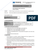 Informe Tecnico #001 - Ambulancia