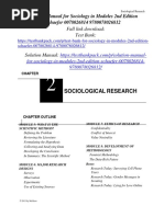 Sociology in Modules 2nd Edition Schaefer Solution Manual