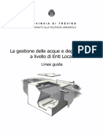 Treviso - Linee Guida Per Scarichi Di Acque Domestiche, Urbane e Di Dilavamento