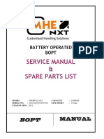 MXBPT25 (AC) Service & Parts Manual Claris