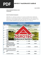 Cotización Agrotec