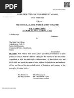 A. Irudayaraju vs. State Tax Officer, Salem (Detention Order Not Passed Based On Statutory Timelines Madras High Court Directs Release of Vehicle)