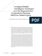 Leveraging Multiple Artificial Intelligence Techniques To Improve The Responsiveness in Operations Planning: ASPEN For Orbital Express