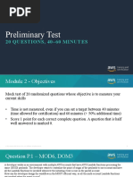 Module 02 - Preliminary Test