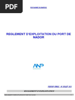 Reglement Dexploitation Port Nador