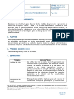 OHS OE PR 17 Procedimiento de Promocion y Prevencion en Salud