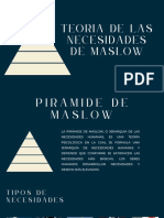 Teoria de Las Necesidades de Maslow