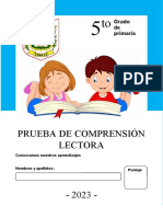 5 - Prueba de Comprensión Lectora