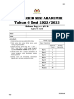 Tahun 6 Sesi 2022/2023: Ujian Akhir Sesi Akademik