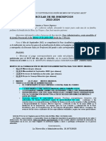 Circular de Inscripción 2023-2024