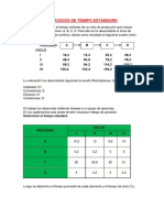 Ejercicios de Tiempo Standard TR3