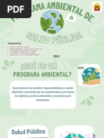 PROGRAMA AMBIENTAL DE SALUD PUBLICA Semana 05