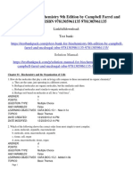 Biochemistry 9th Edition by Campbell Farrel and McDougal ISBN Test Bank