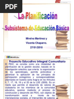 La Planificación en El Subsistema de Educación-Básica