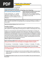 Multimedia Audio or Video Lesson Idea Template2022