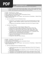 Work Experience Sheet FINAL REQ. LTOO II