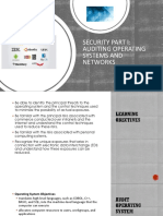 EDP Audit Bab 3 Security Part I Audit Operating System