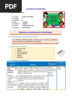 SESION Elaboramos Recuerdos para El Día Del Logro