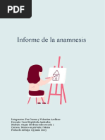 Informe de La Anamnesis