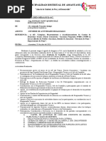 Informe de Actividades Realizadas Ayudante de Cuadrilla