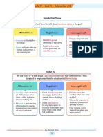 Study. Simple Past Tense: Grade 10 - Unit 4 - Interactive Kit