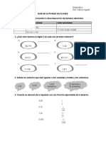 5° Básico Matemática Guia de Ejercicio