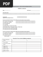 CKYC Annexure - Current Account Opening