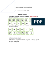 Guía de Aprendizaje Segundo Básico