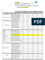 Parte de Asistencia Docentes