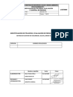 01 Procedimiento - Identificacion de Peligros - Evaluacion y Control de Riesgo