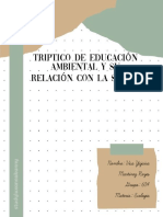 Actividad 3. Triptico de Educación Ambiental y Su Relación Con La Salud.