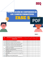 Dosificacion de Contenidos Fase 5