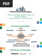 7 Pensamiento y Proceso Estrategico Agenda de Cambio y Estrategia