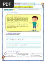 Personal Tutoria B - FICHA - RESPONSABILIDADES EN FAMILIA