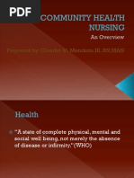 Community Health Nursing