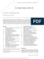 A Direct Method For Deep Beams With Web Reinforcements-Tan